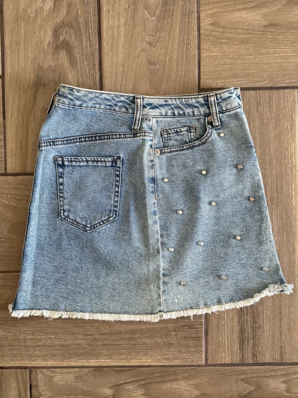 Wild Fable Studded Denim Mini Skirt Size 4